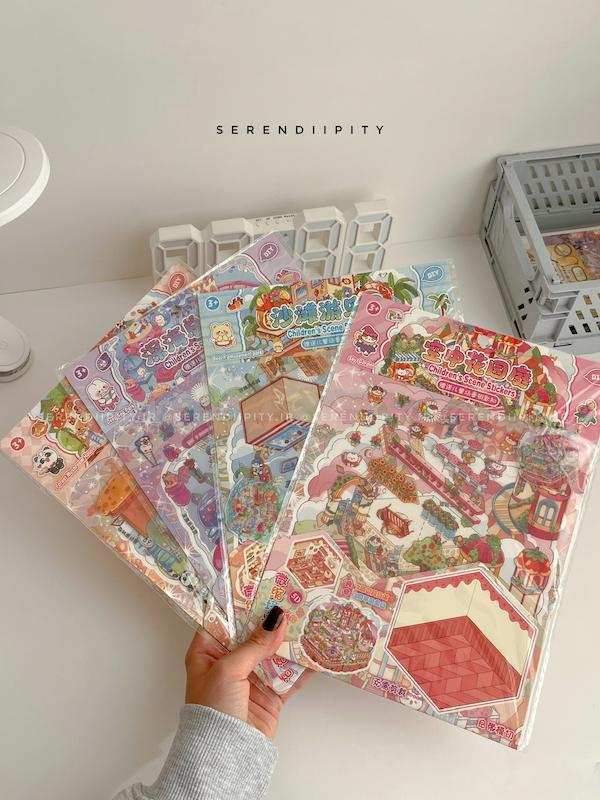 استیکر چیدمانی سه بعدی