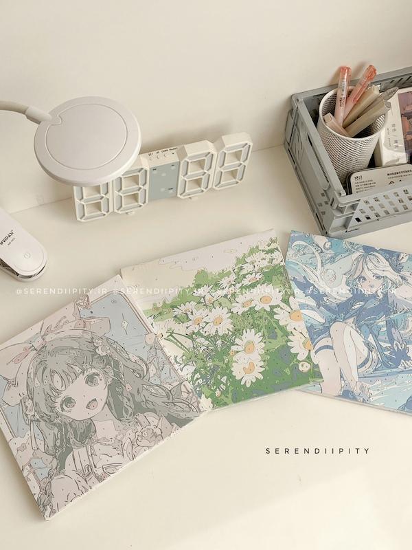 پکیج تابلو رنگ آمیزی شماره دار 20*20 cm