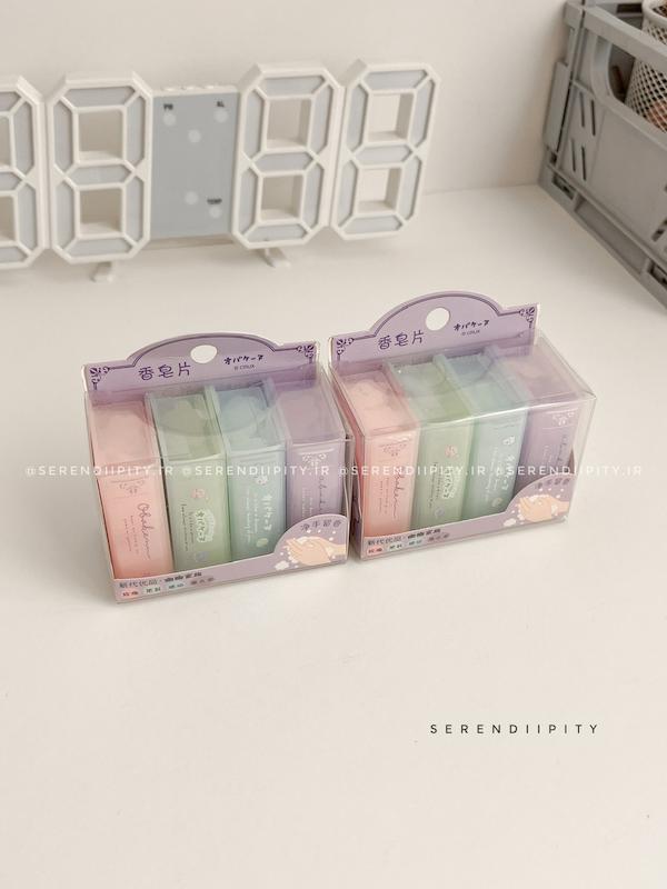 پک صابون کاغذی کتابی