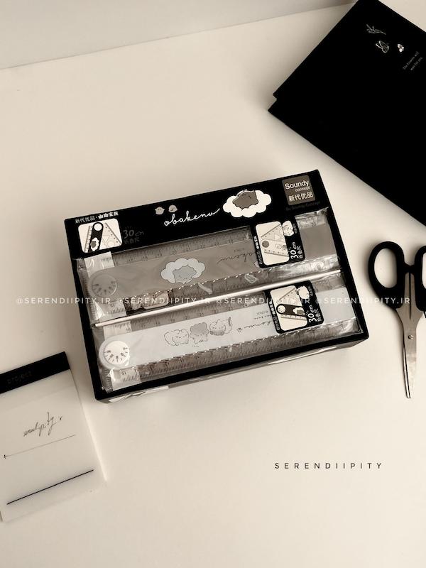 خط‌کش دوتایی فانتزی