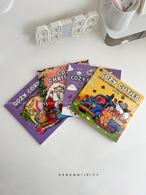 دفتر رنگ آمیزی cozy cute