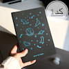 دفتر برگه مشکی گربه