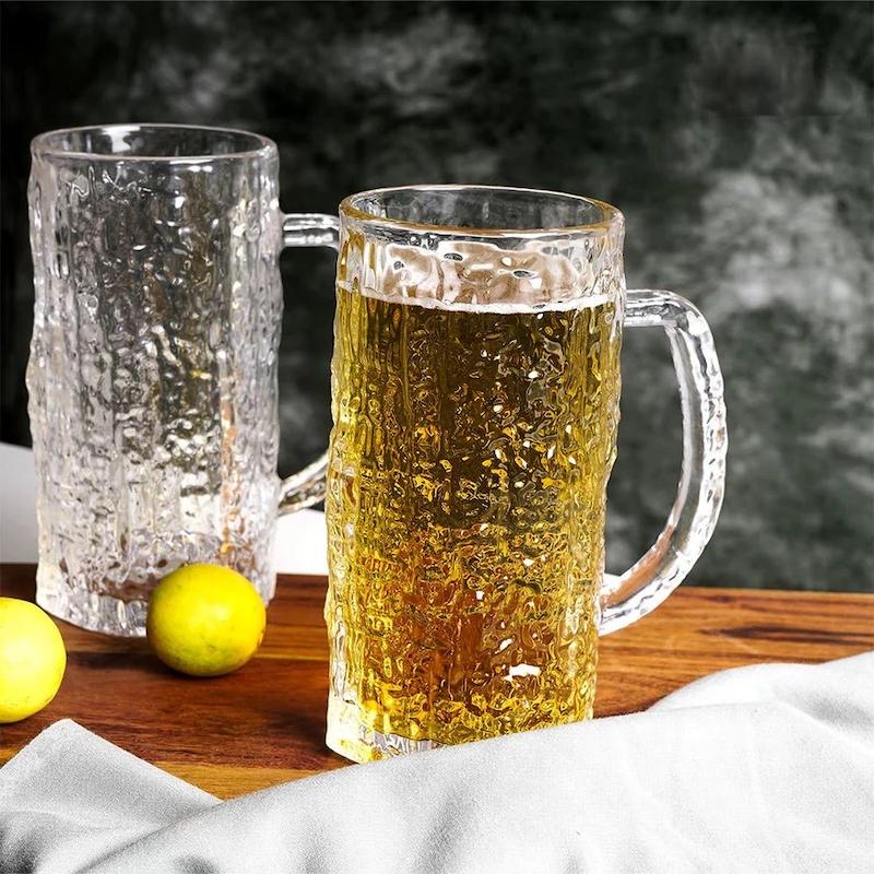 لیوان بشکه ای طرح یخ