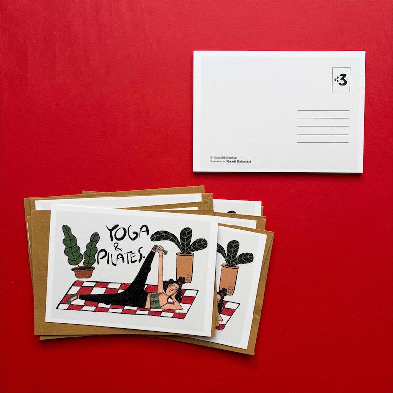 کارت پستال یوگا