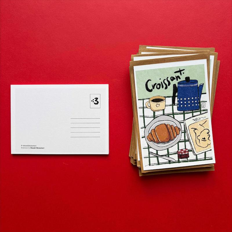 کارت پستال کروسان