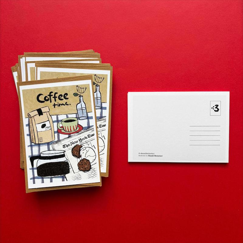کارت پستال کافی تایم