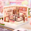 پازل ۳ بعدی روبوتایم طرح شیرینی فروشی-Rolife Tasty Cake Shop DIY Miniature House DW019B
