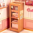پازل ۳ بعدی روبوتایم طرح شیرینی فروشی-Rolife Tasty Cake Shop DIY Miniature House DW019B