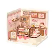 پازل ۳ بعدی روبوتایم طرح شیرینی فروشی-Rolife Tasty Cake Shop DIY Miniature House DW019B
