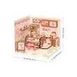 پازل ۳ بعدی روبوتایم طرح شیرینی فروشی-Rolife Tasty Cake Shop DIY Miniature House DW019B