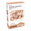 پازل ۳ بعدی روبوتایم طرح شیرینی فروشی-Rolife Tasty Cake Shop DIY Miniature House DW019B
