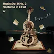 پازل سه بعدی موزیکال روکر طرح ویولن -ROKR Magic Cello Mechanical Music Box 3D Wooden Puzzle AMK63