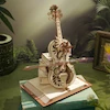 پازل سه بعدی موزیکال روکر طرح ویولن -ROKR Magic Cello Mechanical Music Box 3D Wooden Puzzle AMK63