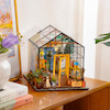 پازل ۳ بعدی خانه مینیاتوری روبوتایم طرح گلخانه کتی-Cathy's Flower House DG104