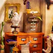 پازل ۳ بعدی روبوتایم الهام گرفته از هری پاتر-Rolife The Magic Study DIY Miniature House DG166