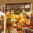 پازل ۳ بعدی خانه مینیاتوری روبوتایم طرح کافه-Rolife DIY Miniature House - Flavory Cafe DG162
