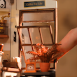 پازل ۳ بعدی خانه مینیاتوری روبوتایم طرح کافه-Rolife DIY Miniature House - Flavory Cafe DG162