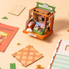  پازل ۳ بعدی کتابفروشی میوز روبوتایم-Rolife DIY Miniature House - The Muse Bookshop DS040