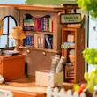  پازل ۳ بعدی کتابفروشی میوز روبوتایم-Rolife DIY Miniature House - The Muse Bookshop DS040