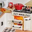 پازل ۳ بعدی خانه مینیاتوری روبوتایم طرح آشپزخانه-Rolife Happy Meals Kitchen DIY Miniature House DW008