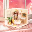 پازل ۳ بعدی خانه مینیاتوری روبوتایم طرح حمام-Rolife Pop Bubble Bathroom DIY Miniature House DW014B