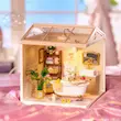 پازل ۳ بعدی خانه مینیاتوری روبوتایم طرح حمام-Rolife Pop Bubble Bathroom DIY Miniature House DW014B