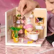 پازل ۳ بعدی خانه مینیاتوری روبوتایم طرح حمام-Rolife Pop Bubble Bathroom DIY Miniature House DW014B