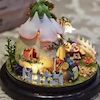 کیت گوی شیشه ای مینیاتوری انیمه توتورو- Totoro's Forest House DIY Kit