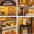 پازل ۳ بعدی کلبه شکلات پزی -cocoa bakery DIY miniature house