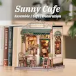 بوک نوک طرح کافه-DIY Miniature House | Sunny Cafe