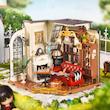 پازل ۳ بعدی خانه مینیاتوری طرح اتاق نشیمن کاترین-Rolife Catherine's Living Room DIY Miniature House DG175