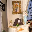 پازل ۳ بعدی خانه مینیاتوری طرح اتاق نشیمن کاترین-Rolife Catherine's Living Room DIY Miniature House DG175