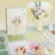 لگو گل طرح دسته گل بهاری روبوتایم-ROKR Spring Time Bouquet DIY 3D Puzzle AF01J
