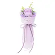 لگو گل طرح رز بنفش روبوتایم-ROKR Purple Rose DIY Bouquet 3D Puzzle AF021