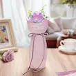 لگو گل طرح رز بنفش روبوتایم-ROKR Purple Rose DIY Bouquet 3D Puzzle AF021