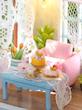 مینی خانه مینیاتوری طرح شیرینی فروشی-Dessert Shop DIY Miniature House Kit | Mini House