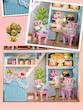 مینی خانه مینیاتوری طرح شیرینی فروشی-Dessert Shop DIY Miniature House Kit | Mini House