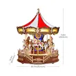 پازل ۳ بعدی موزیکال طرح کاروسل روبوتایم-Rolife Classic Carousel 3D Wooden Puzzle AMC01