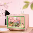 پازل ۳ بعدی طرح تور رویایی ساکورا روبوتایم-Rolife DIY Music Box- Sakura Dreamy Tour AMT02