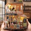 پازل ۳ بعدی طرح کافی شاپ -Coffee Shop DIY Miniature House Kit 