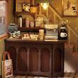 پازل ۳ بعدی طرح کافی شاپ -Coffee Shop DIY Miniature House Kit 