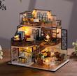 پازل 3 بعدی طرح خانه مینیاتوری تریپلکس -Miniature house triplex