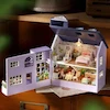 مینی خانه مینیاتوری طرح خانه شاد-Happy House DIY Miniature House Kit | Mini House Series