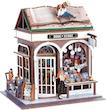 پازل سه بعدی تمام چوبی کتابفروشی-DIY miniature house book store