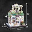پازل ۳ بعدی تمام چوبی طرح گلفروشی-DIY miniature house flower shop