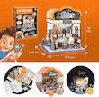 پازل ۳ بعدی تمام چوبی کافه نان-DIY miniature house bakery