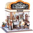 پازل ۳ بعدی تمام چوبی کافه نان-DIY miniature house bakery