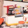 پازل ۳ بعدی رولایف مدل یام یام برگر-Rolife Yum Yum Burgers DIY Miniature House DW010