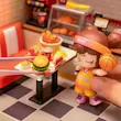 پازل ۳ بعدی رولایف مدل یام یام برگر-Rolife Yum Yum Burgers DIY Miniature House DW010