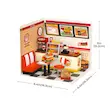 پازل ۳ بعدی رولایف مدل یام یام برگر-Rolife Yum Yum Burgers DIY Miniature House DW010